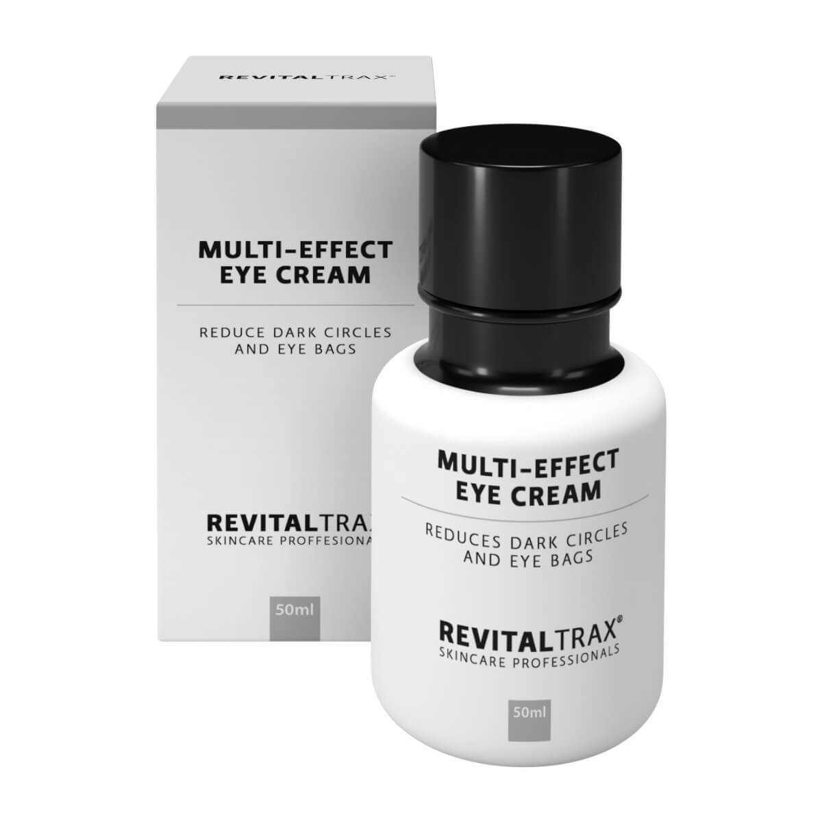 RevitalTrax Multi-Eye Effect Cream. Oogcrème voor het verminderen van wallen en donkere kringen onder de ogen.